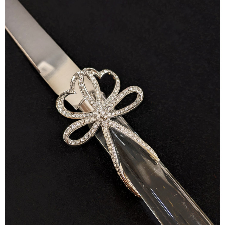 Le Prise™ Branden 2 Piece Silver Plated Cake Serving Set Wayfair